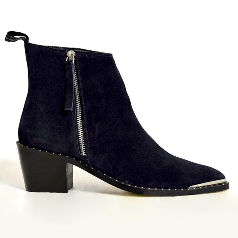 NWT! - One Teaspoon | Faded Navy Zip Side Boots